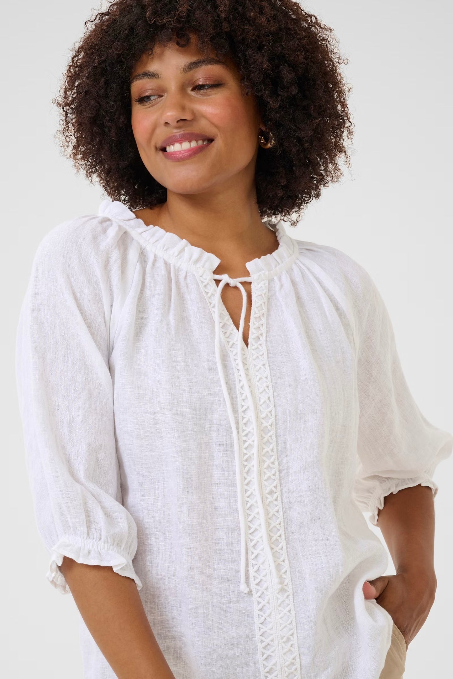 Cream: Bellis Blouse