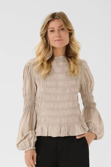 Cream: Henva Blouse (3 Colours)