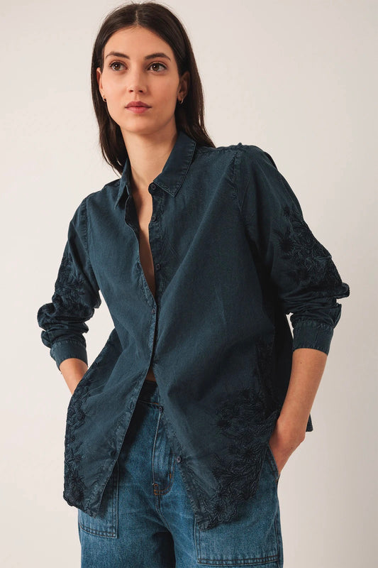 Indi & Cold: Embroidered Shirt