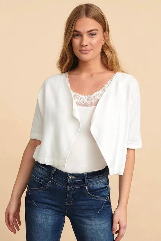 Cream: Sillar Bolero (3 Colours)