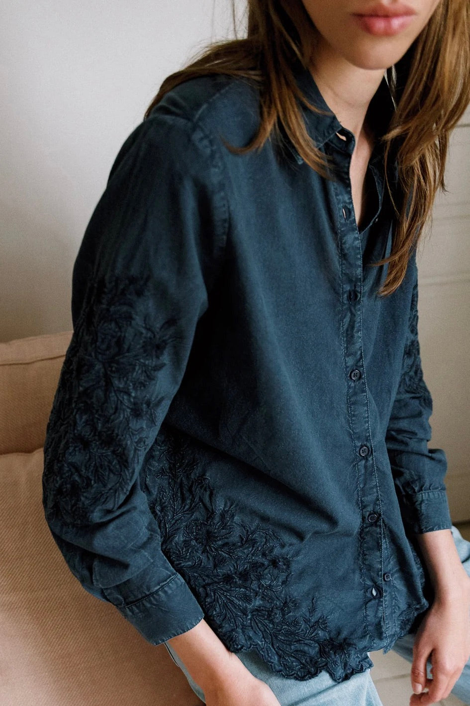 Indi & Cold: Embroidered Shirt