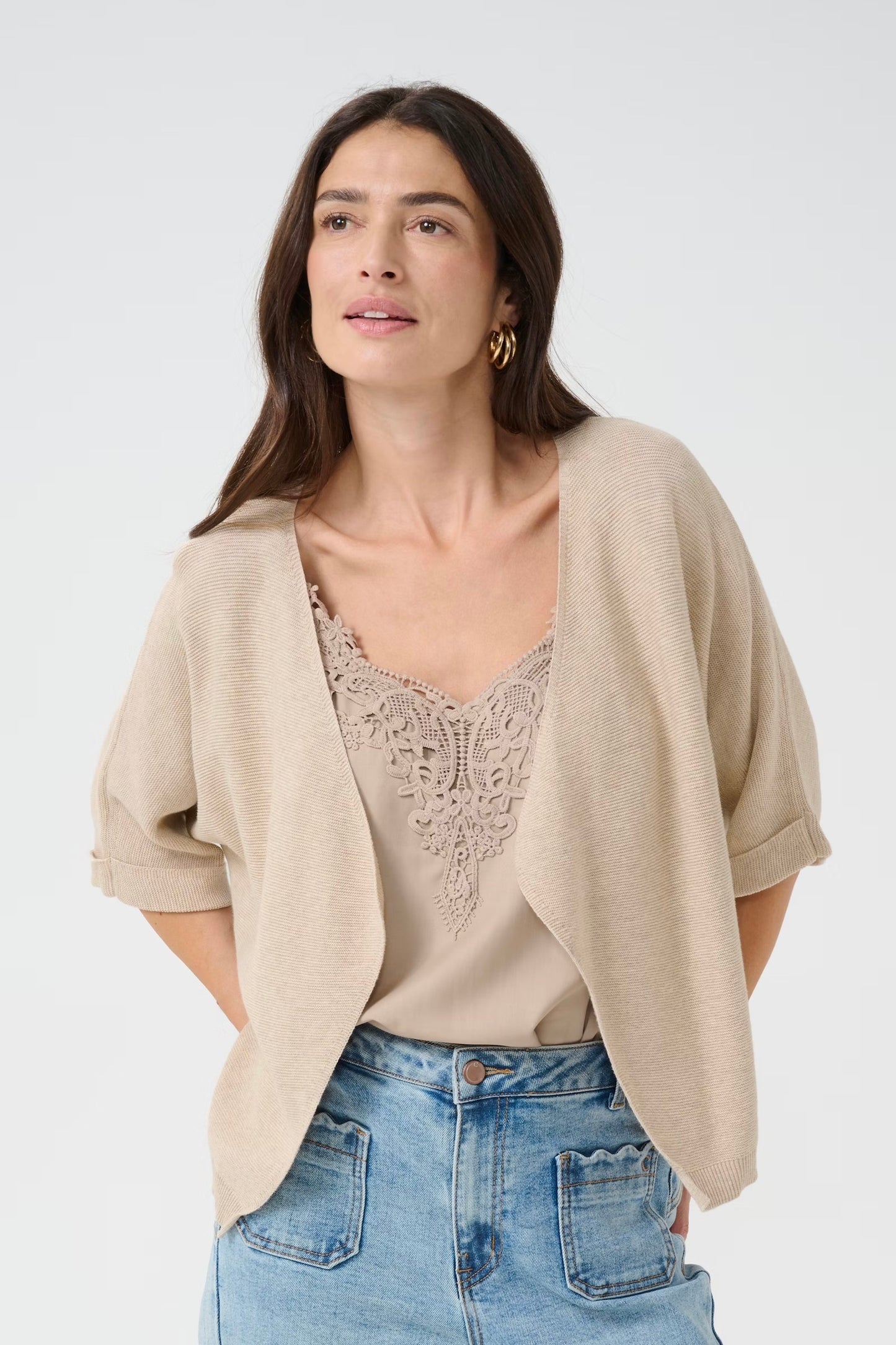 Cream: Sillar Bolero (3 Colours)