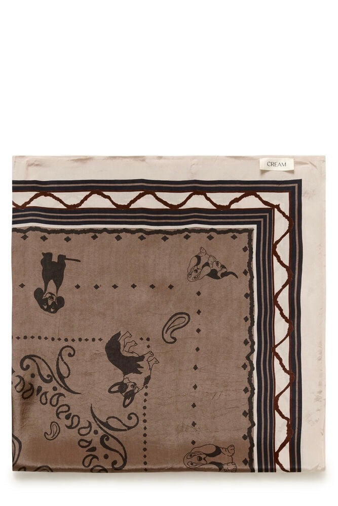 Cream: Ashli Dog Scarf