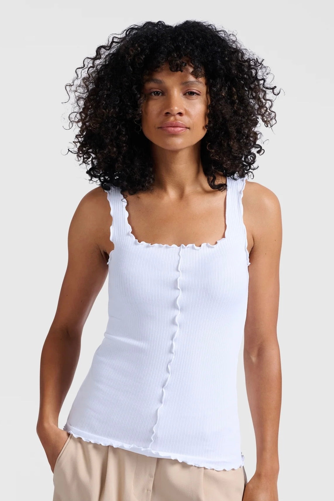 Yaya: Wavy Trim Cami (3 Colours)