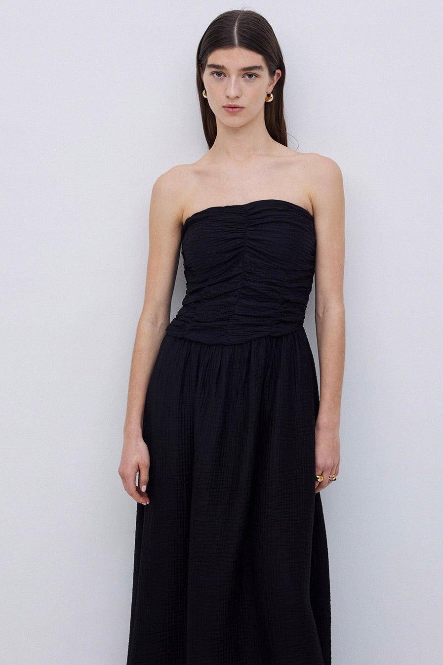 Yerse: Draped Dress (2 Colours)