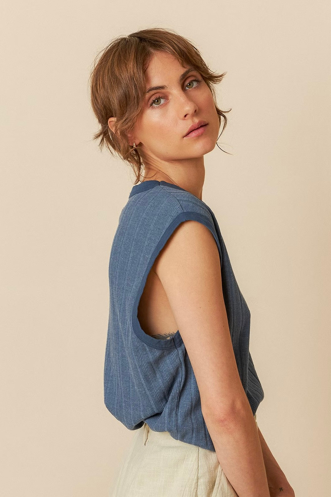 Indi & Cold: Ribbed Tee (2 Colours)