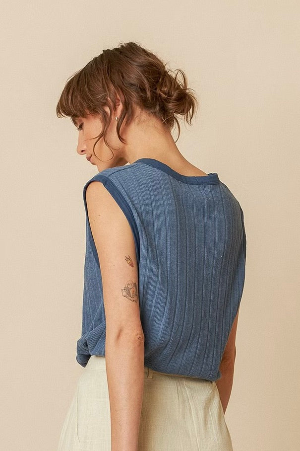 Indi & Cold: Ribbed Tee (2 Colours)