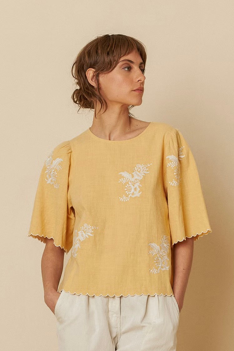 Indi & Cold: Butterfly Sleeve Blouse
