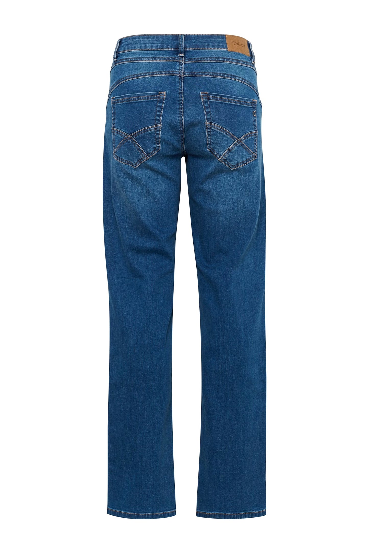 Cream: Lone Straight Jeans 32"