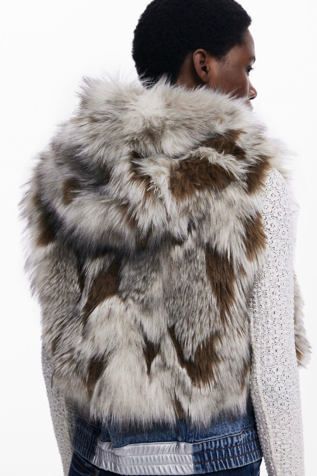 Desigual: Faux Fur Vest