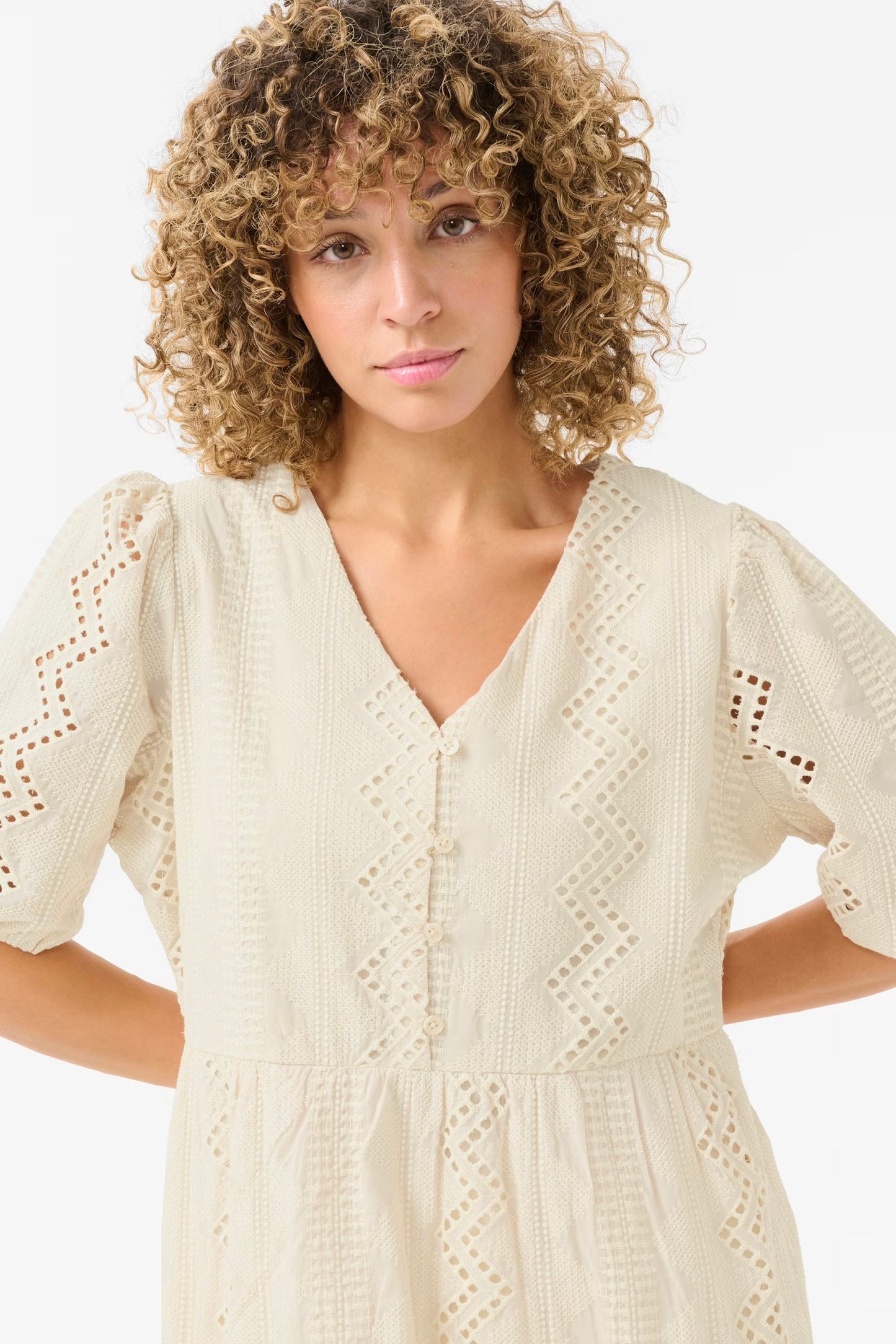Cream: Brielle Dress
