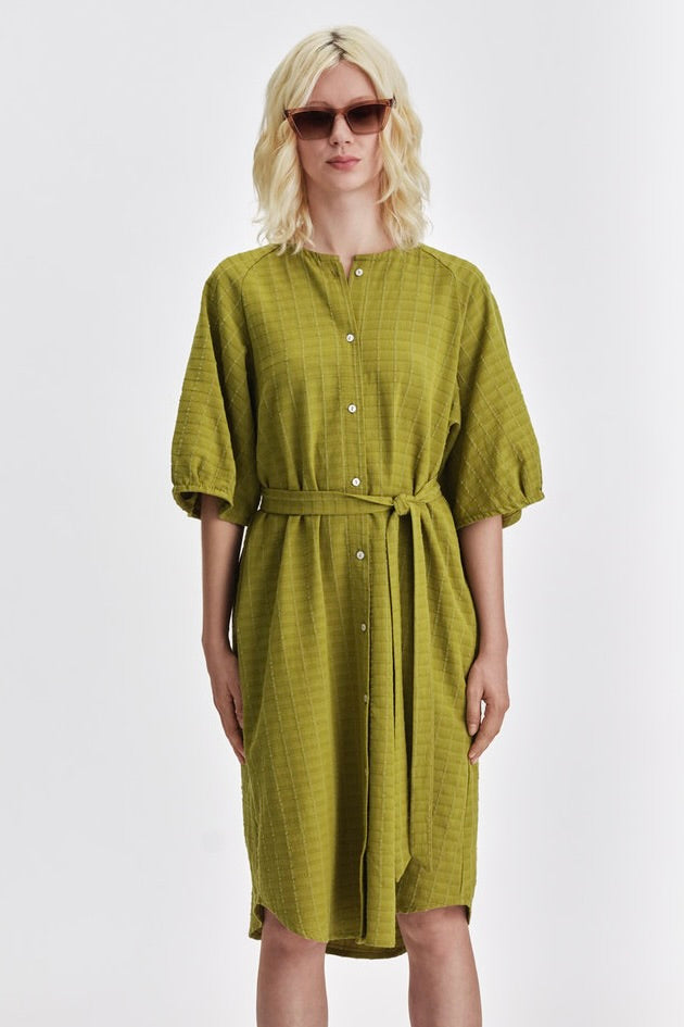 Jennifer Glasgow: Cardinal Dress Olive
