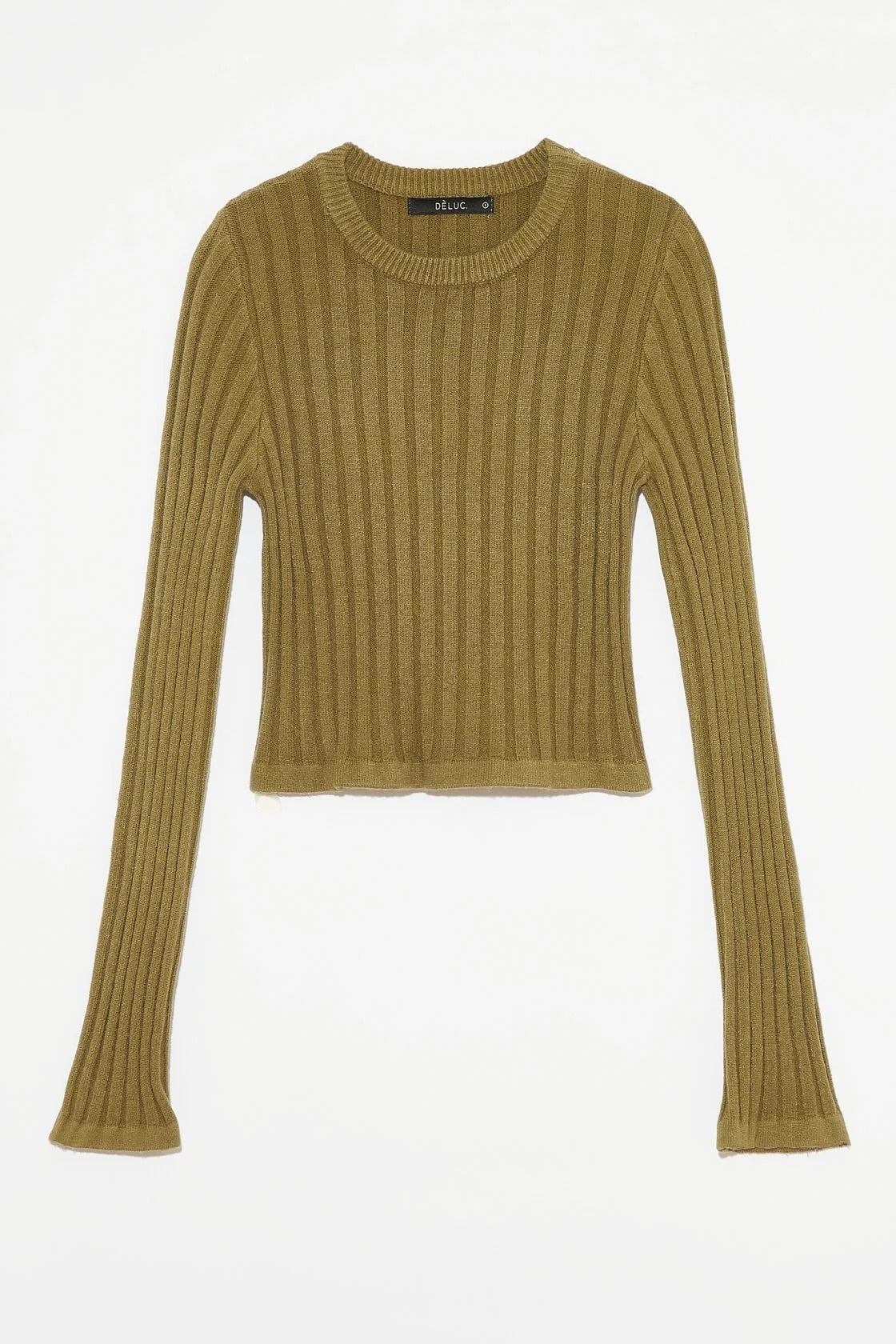 Deluc: Cropped Rib Sweater (3 Colours)