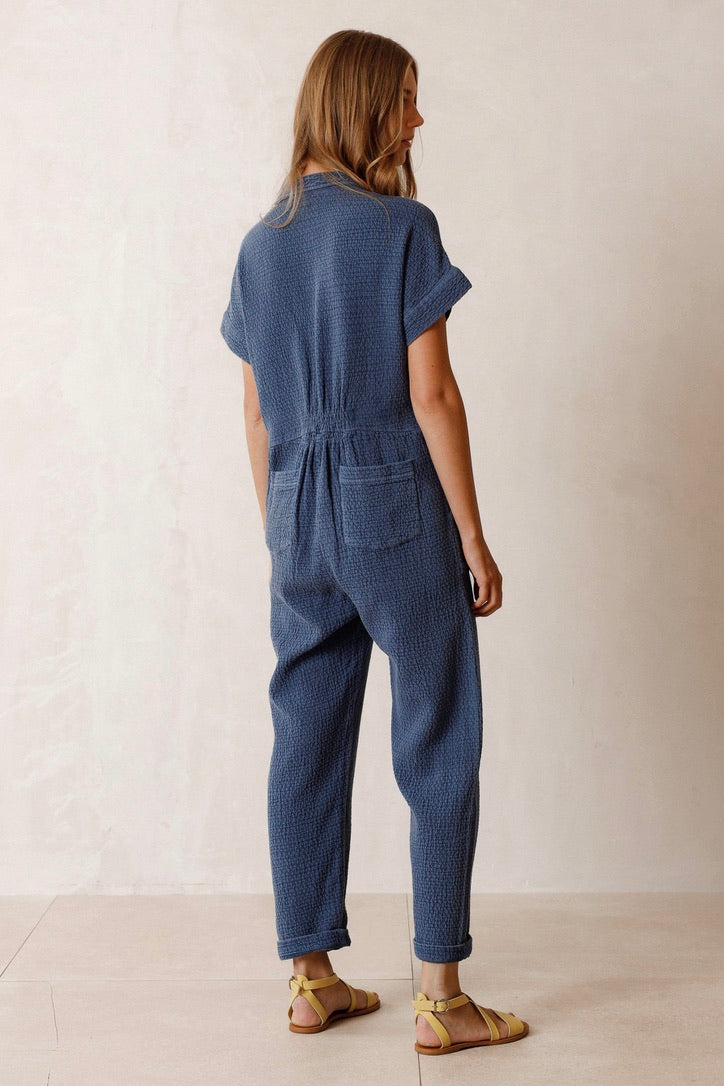 Indi & Cold: Rustic Jacquard Jumpsuit