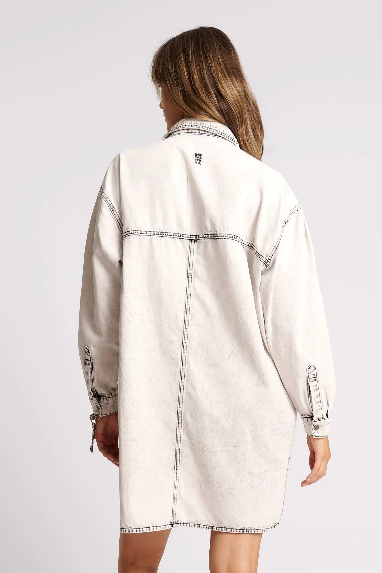 One Teaspoon: Nixie Denim Shirt Dress