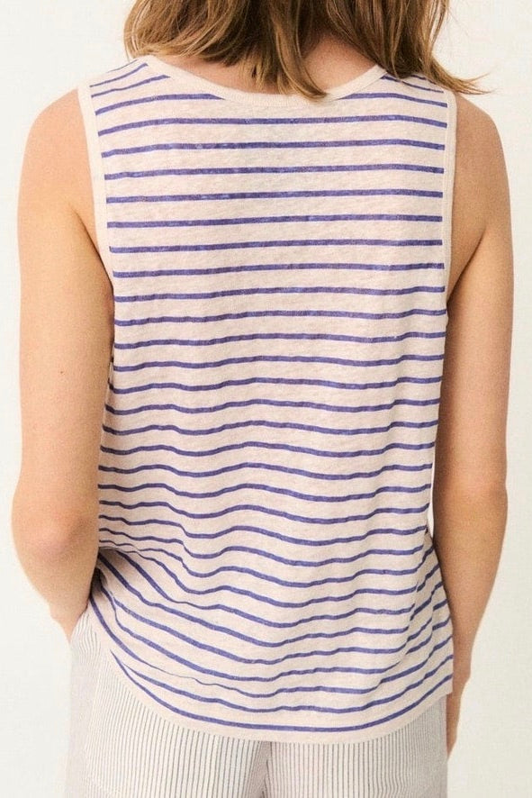 Ecoalf: Greta Striped Linen Tank (2 Colours)