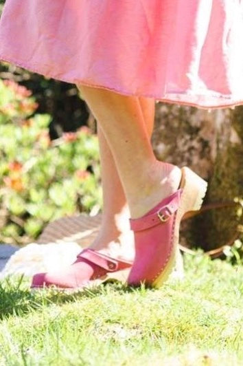 Lotta: Classic Tractor Clogs Pink