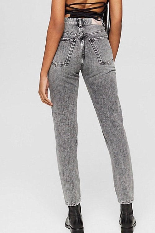 Esprit: Recycled Mom Fit Jeans Grey