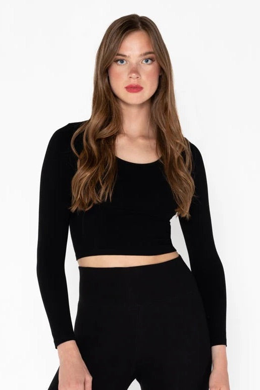 C'est Moi: Long Sleeve Crop Top (6 Colours)