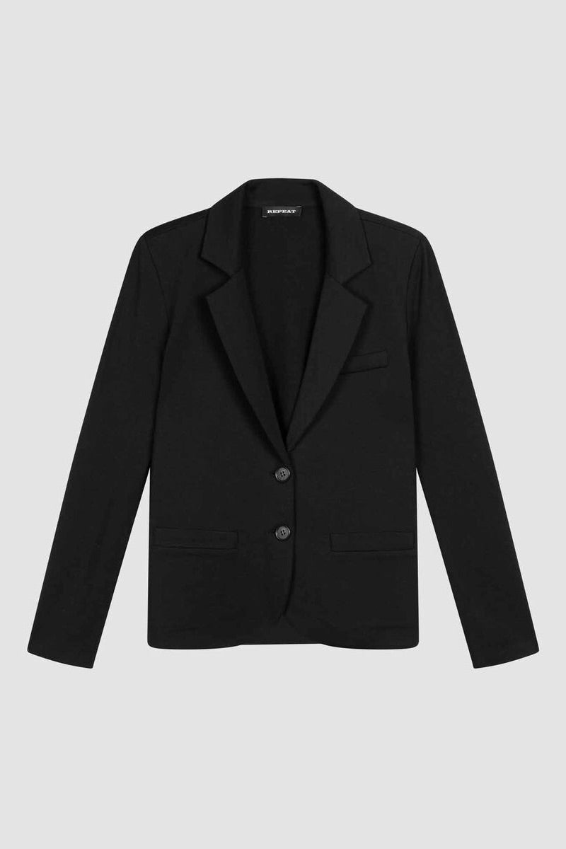 Repeat: Jersey Blazer Black