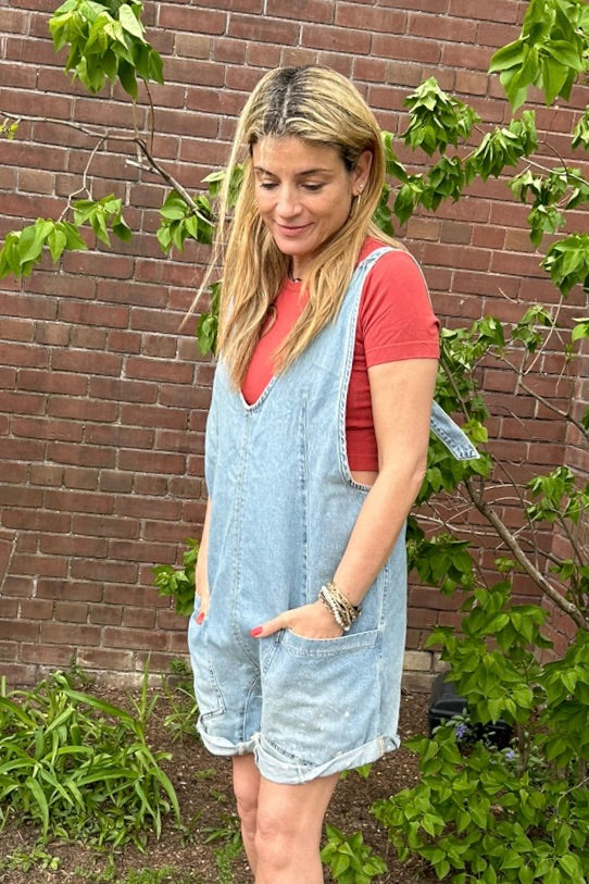 Free People: High Roller Shortalls