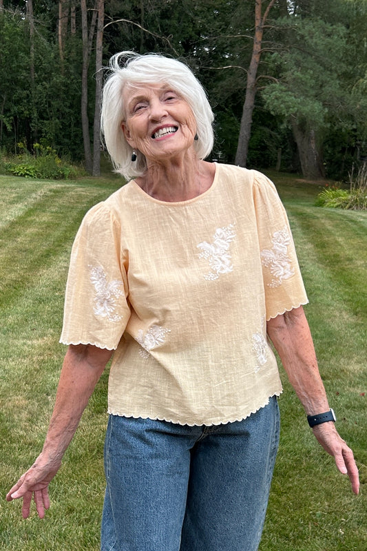 Indi & Cold: Butterfly Sleeve Blouse