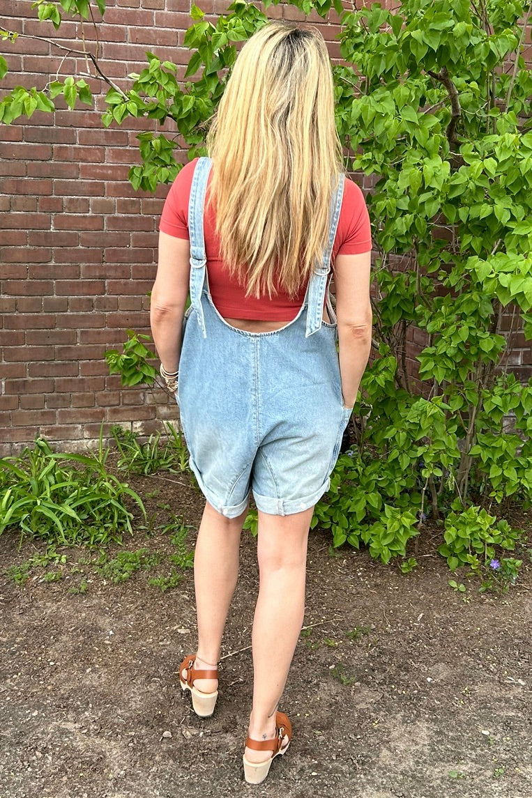 Free People: High Roller Shortalls