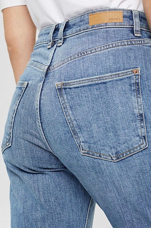 Esprit: Cropped Organic Dad Jeans