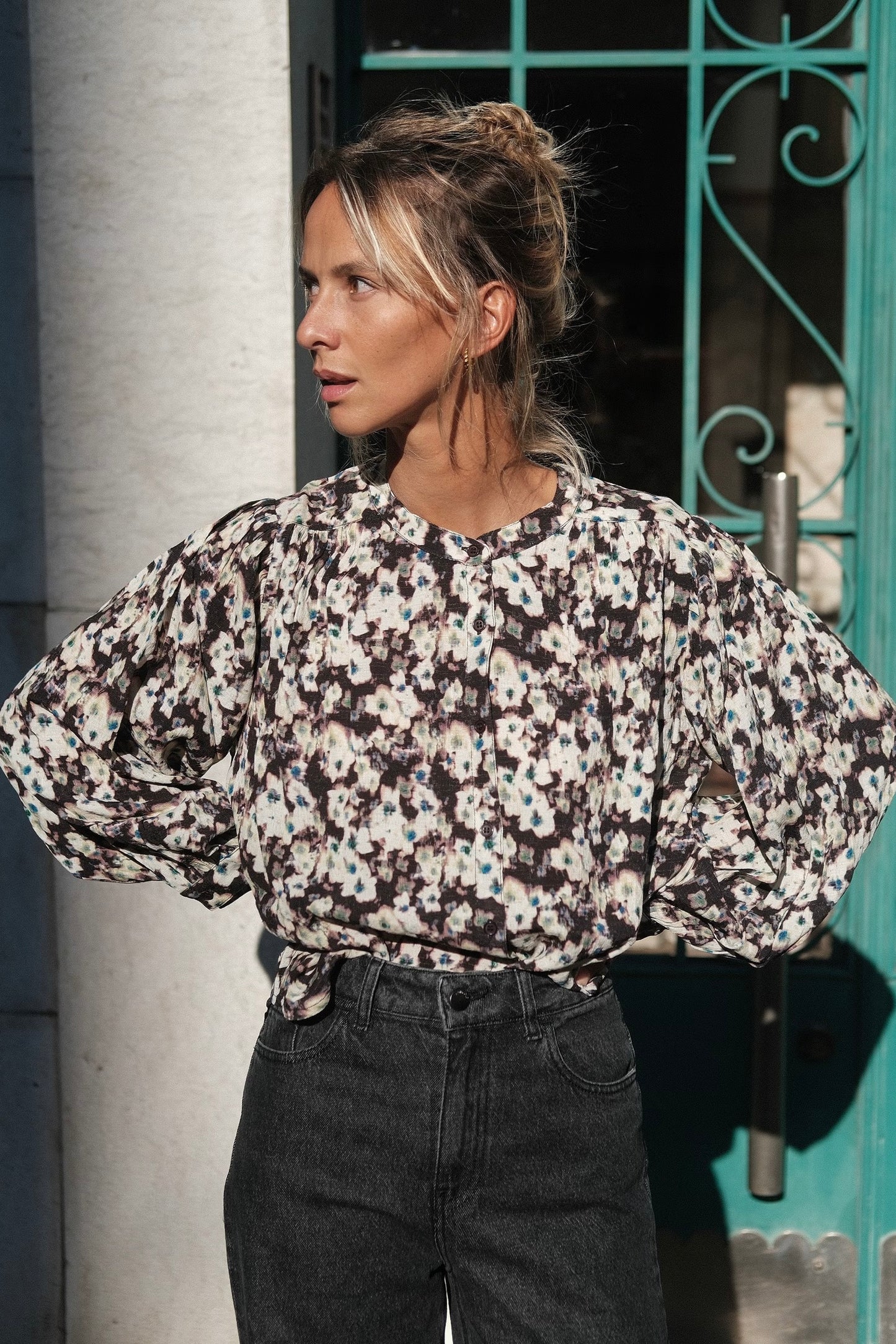 Indi & Cold: Floral Blouse