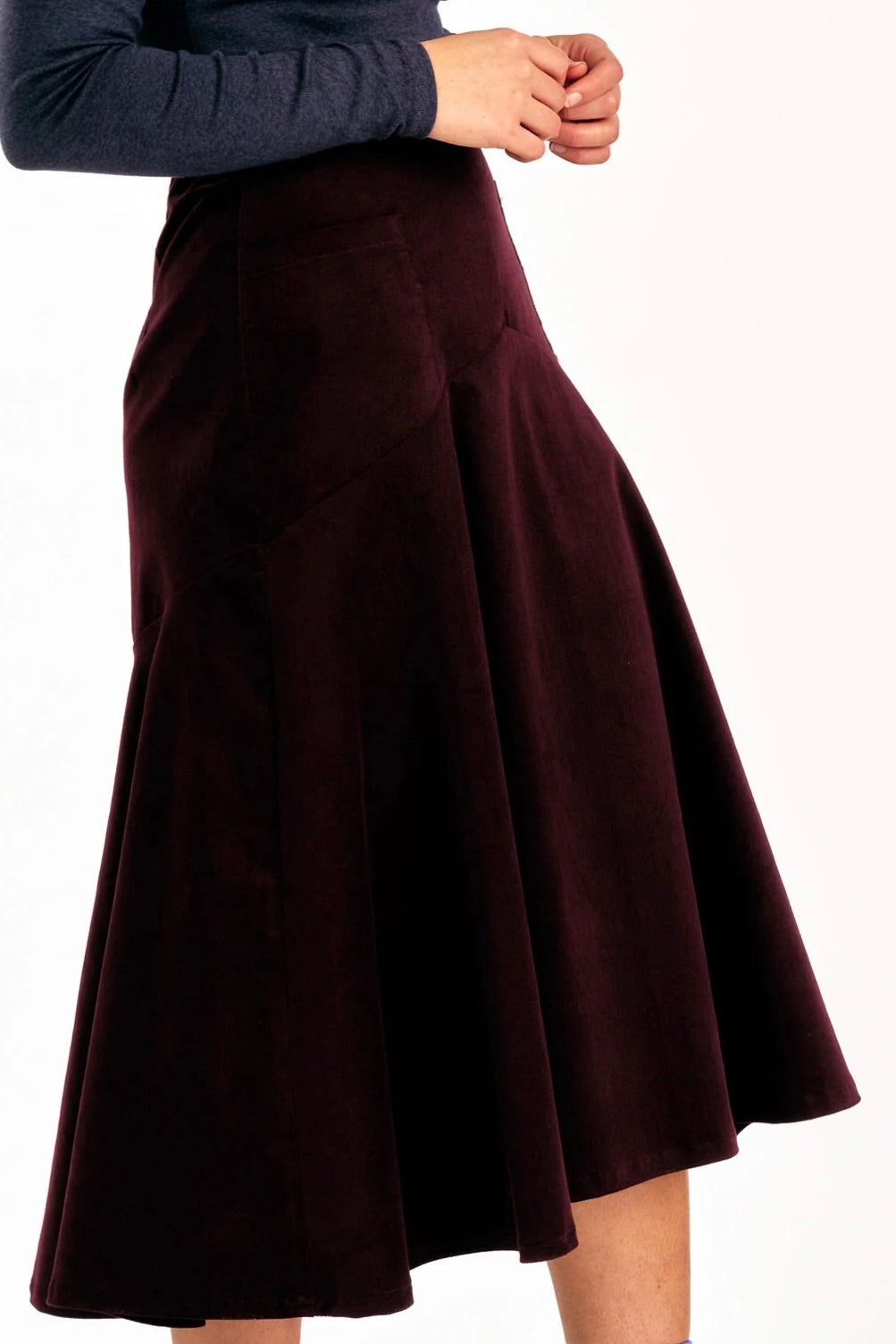 Jennifer Glasgow: Fjord Corduroy Skirt (2 Colours)