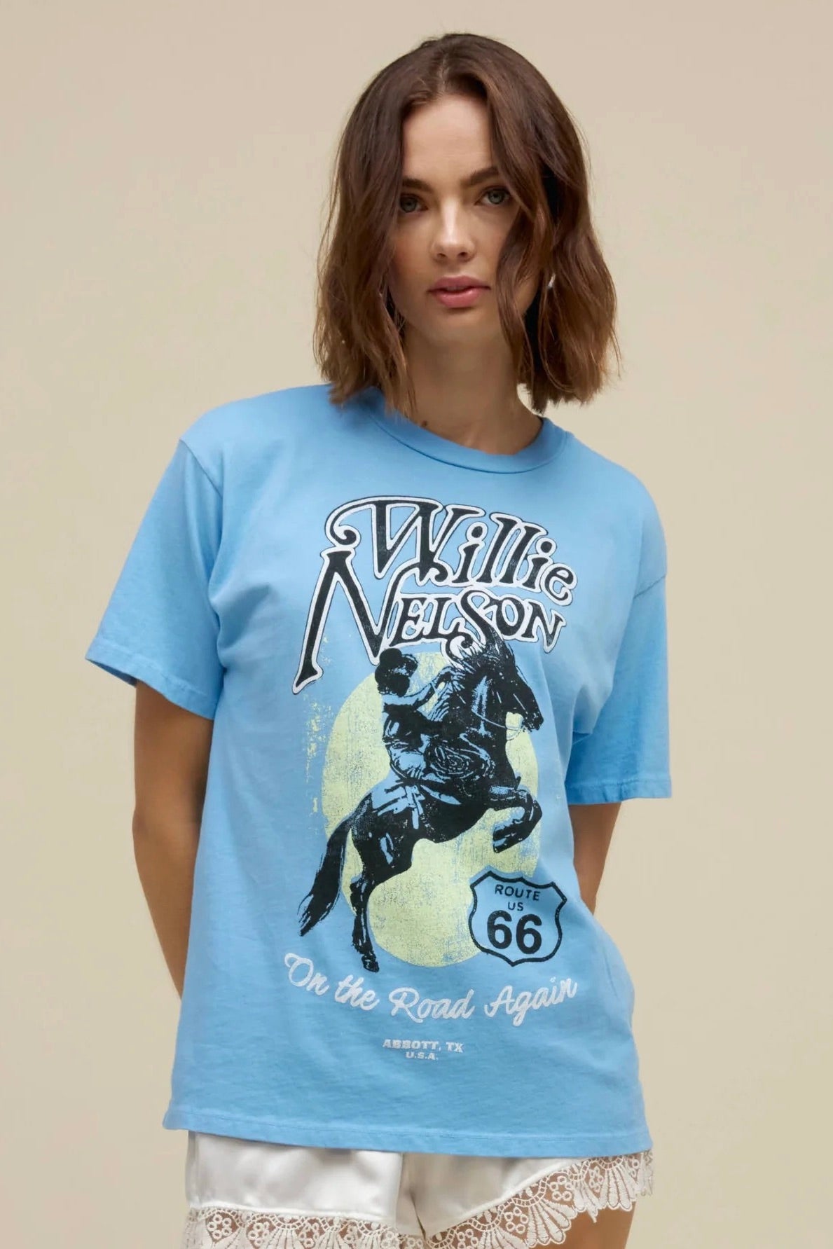 Daydreamer: Willie Nelson Route 66 Tee