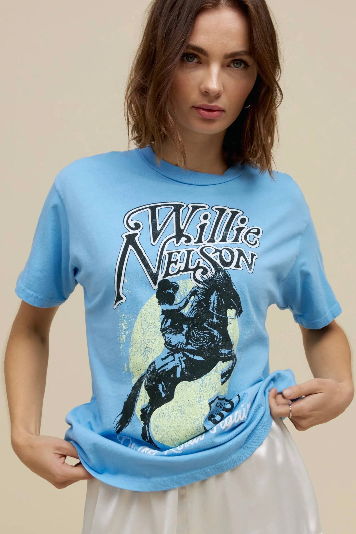 Daydreamer: Willie Nelson Route 66 Tee