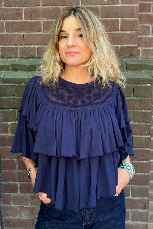 Free People: Rose Party Tee (2 Colours)