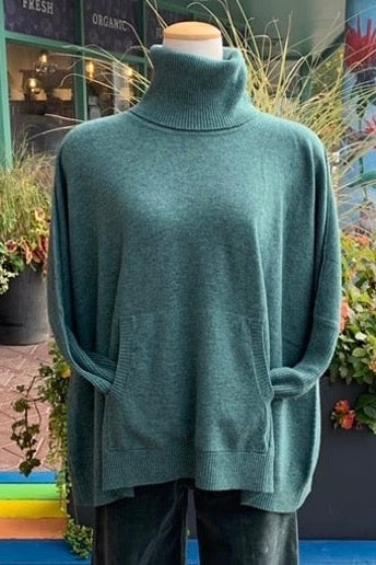 Repeat: Pocket Turtleneck Sweater (2 Colours)