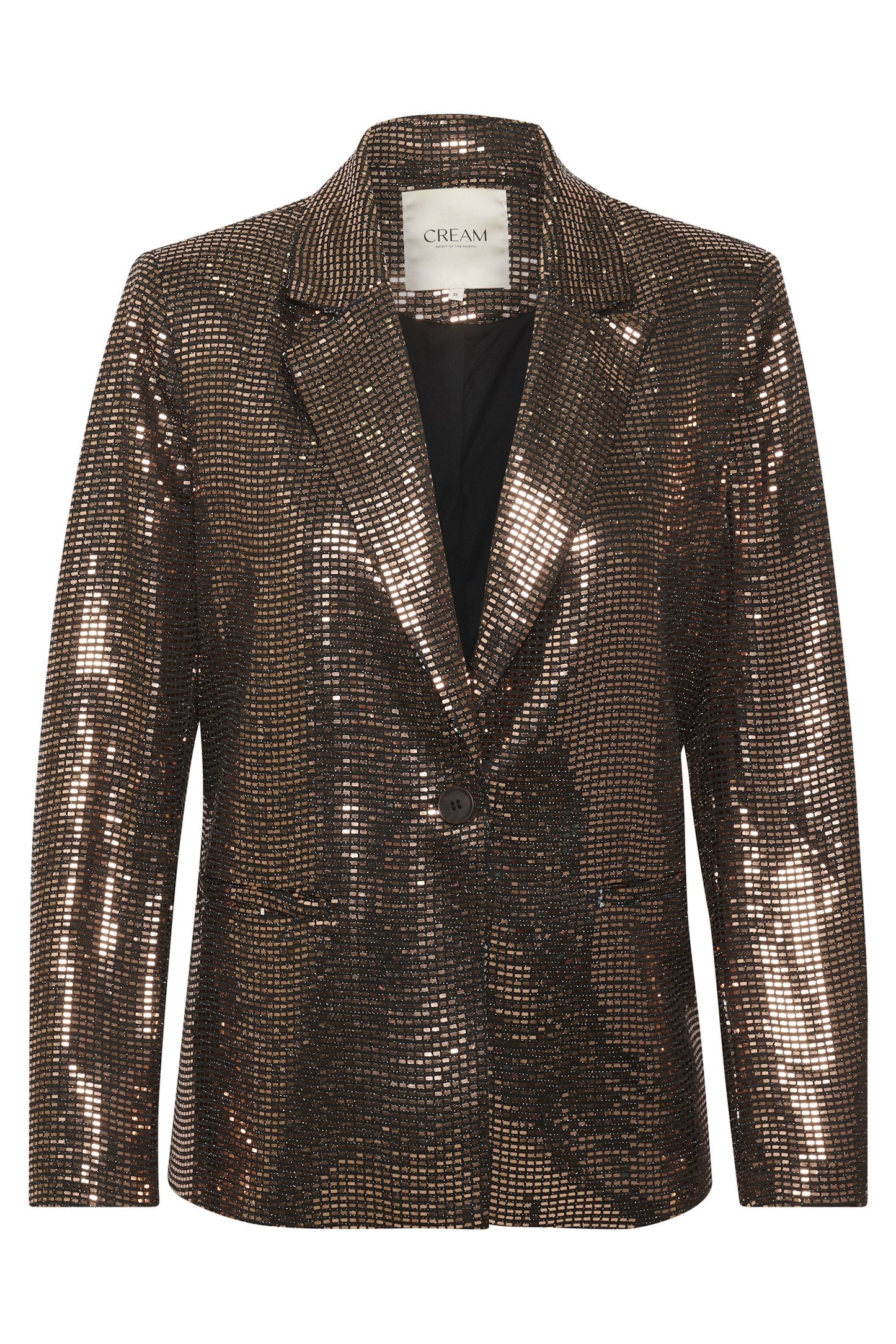 Cream: Sequined Blazer