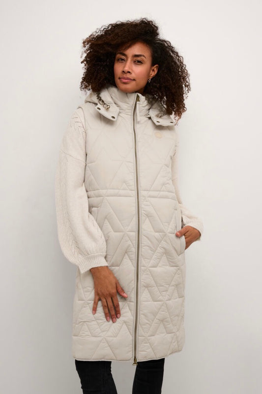 Cream: Gaiagro Quilted Vest