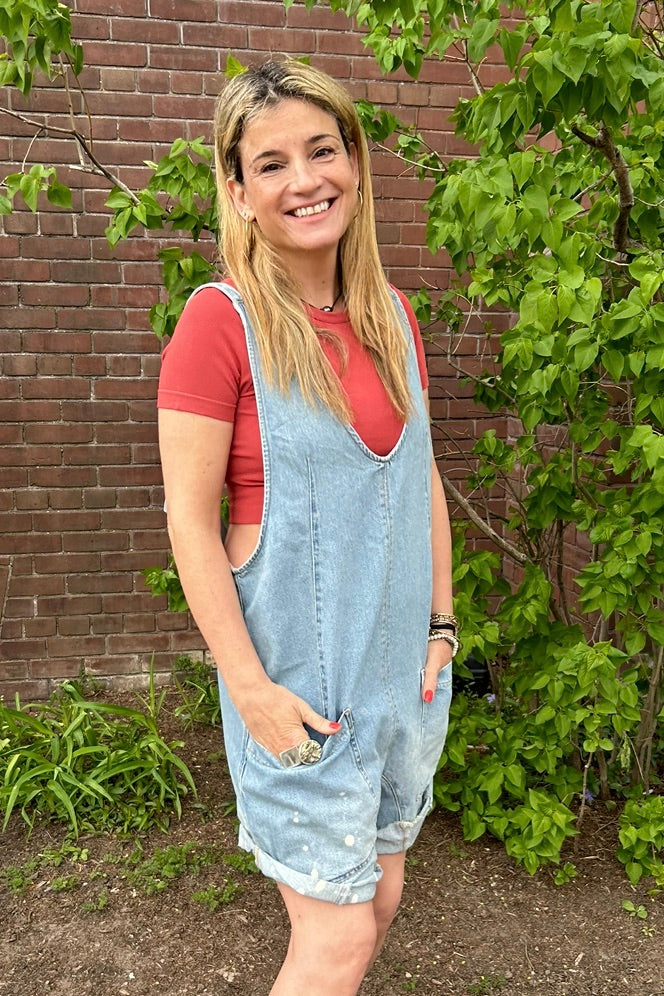 Free People: High Roller Shortalls