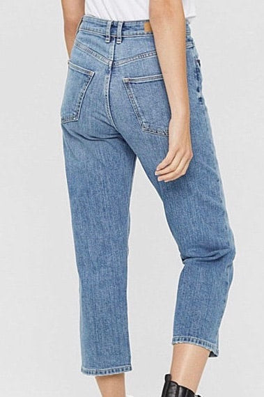 Esprit: Cropped Organic Dad Jeans