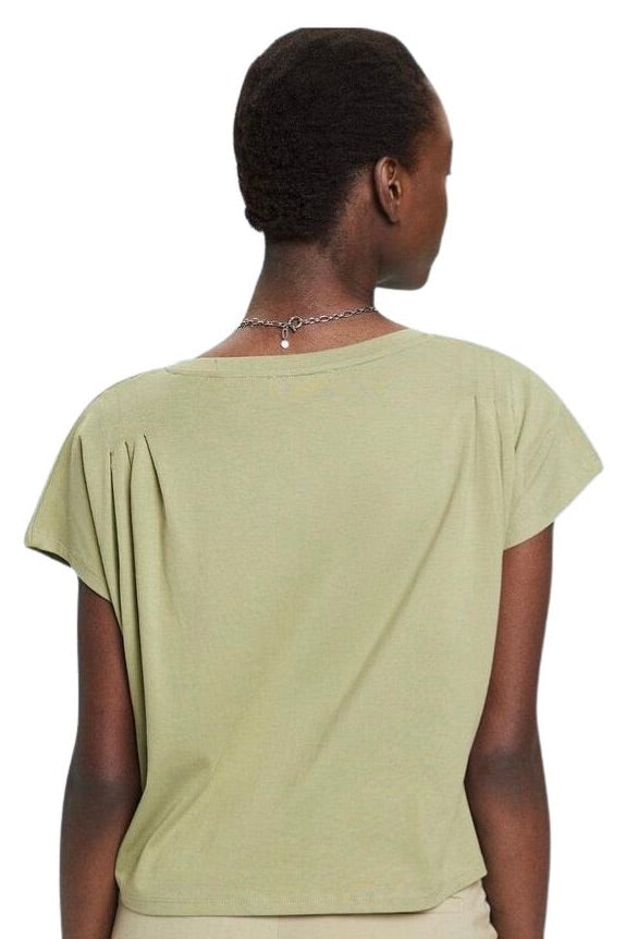 Esprit: Pleated Shoulder Tee (3 Colours)