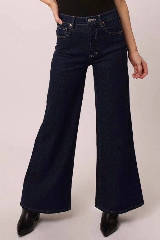 Copy of Dear John: Fiona Wide Leg Indigo