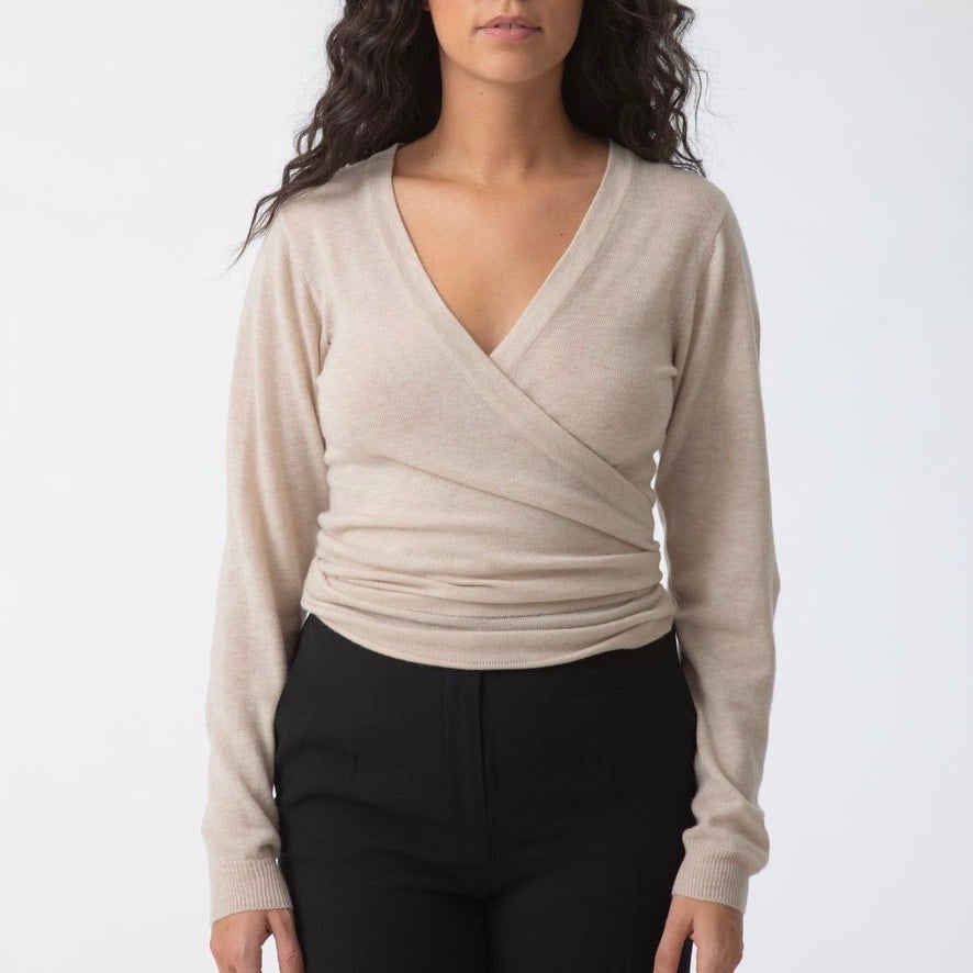 Dinadi: Merino Wrap Cardigan (3 Colours)