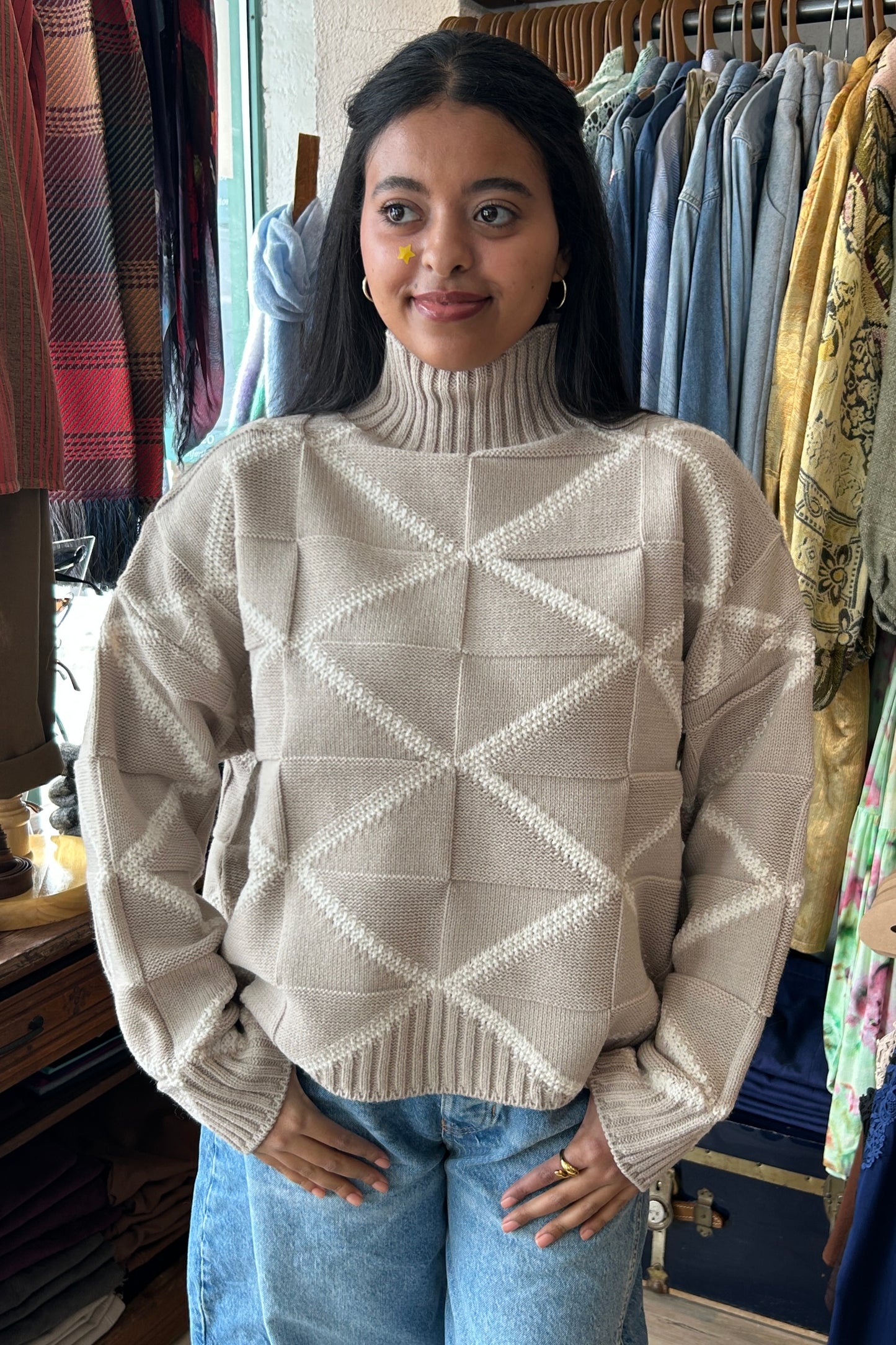 Astrid: Contrast Sweater (2 Colours)