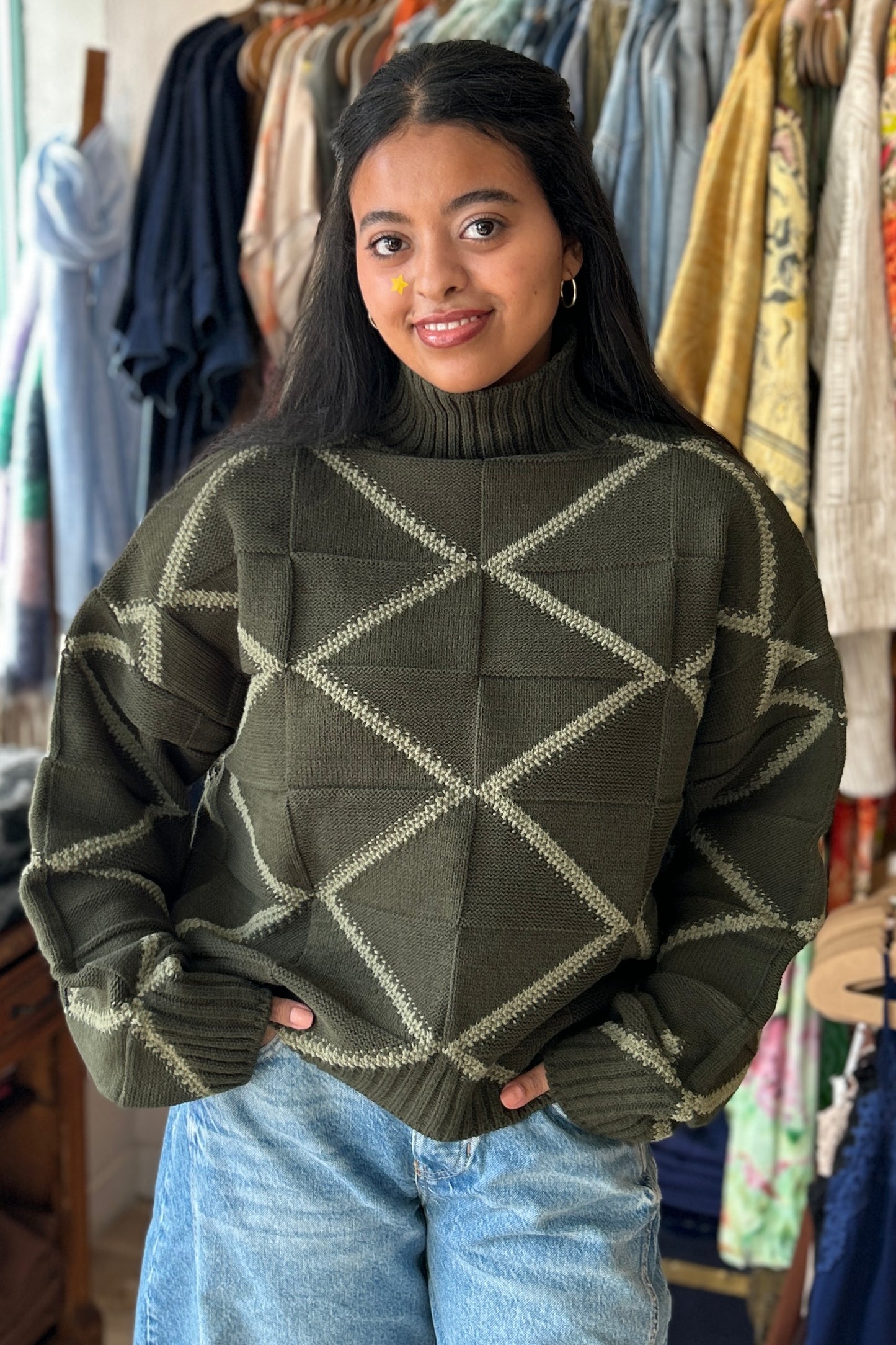 Astrid: Contrast Sweater (2 Colours)