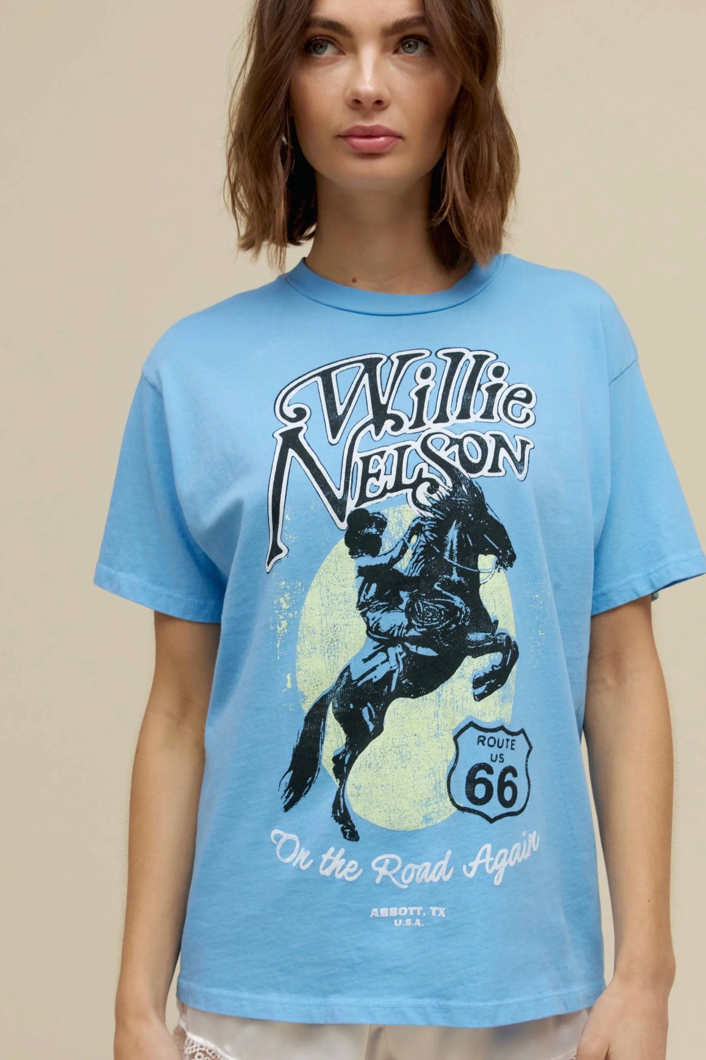 Daydreamer: Willie Nelson Route 66 Tee