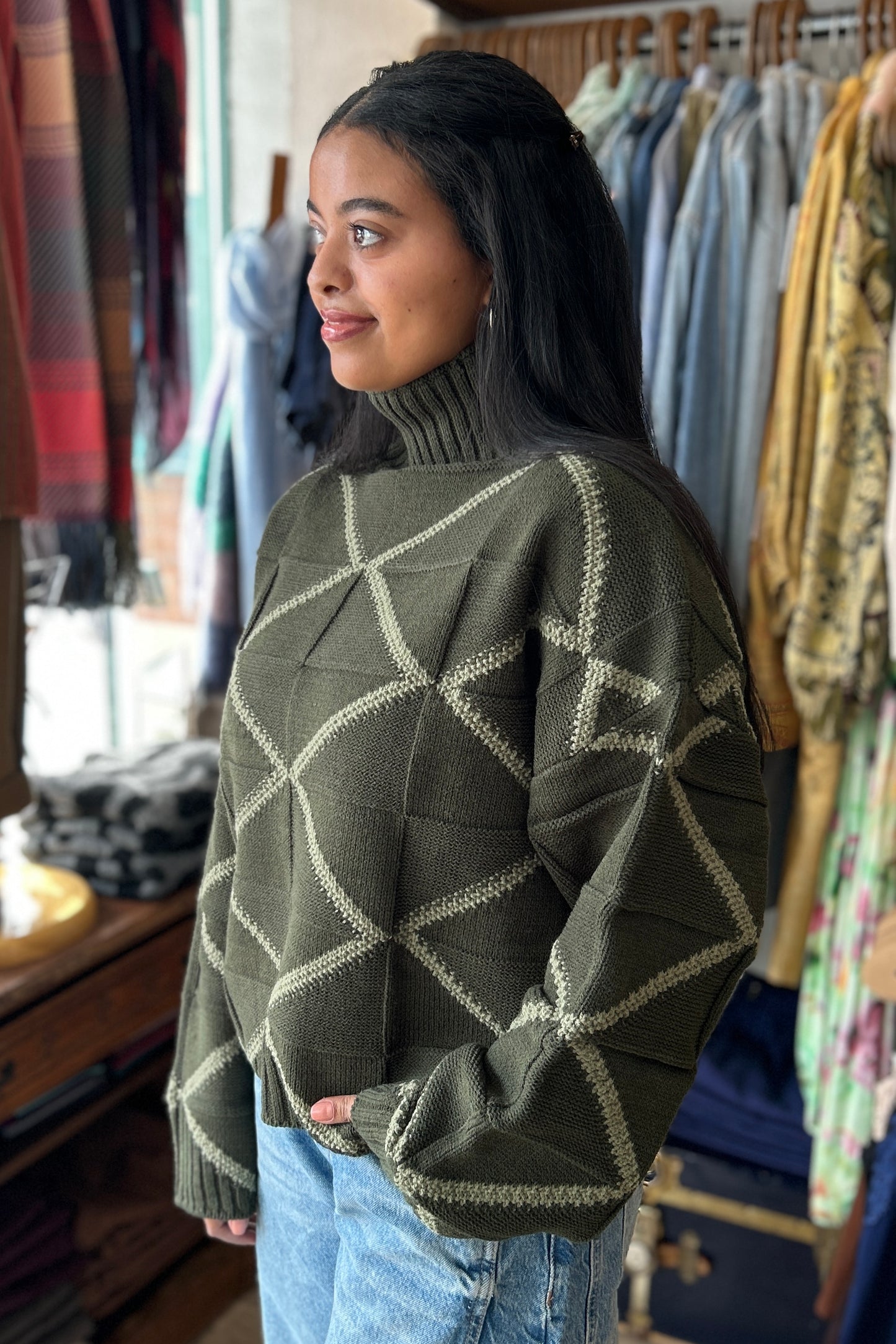 Astrid: Contrast Sweater (2 Colours)