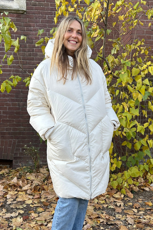 Cream: Charlott Puffy Coat