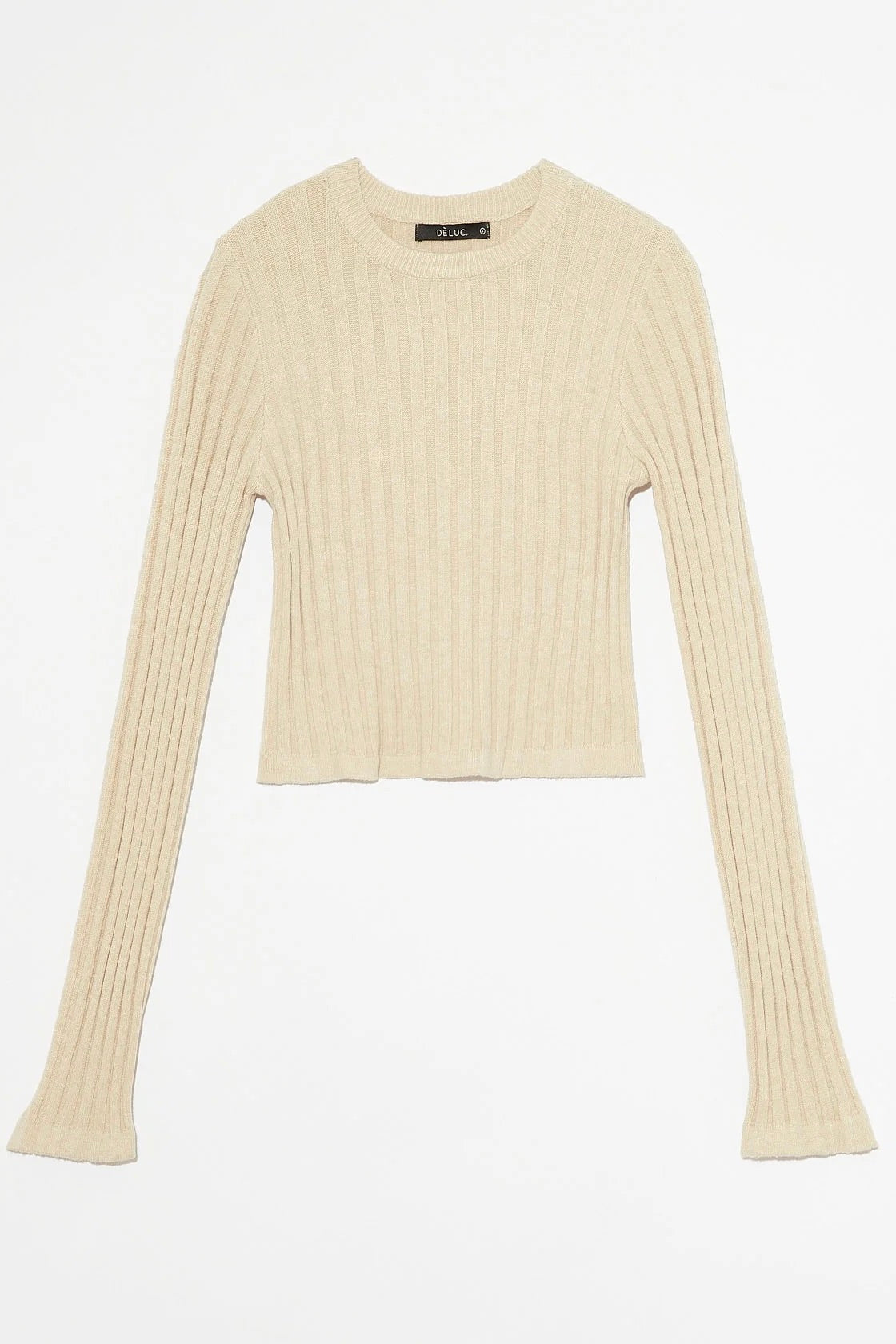 Deluc: Cropped Rib Sweater (3 Colours)