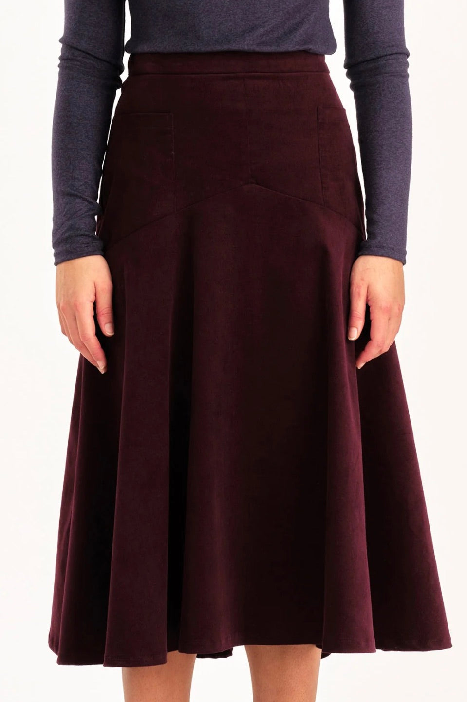 Jennifer Glasgow: Fjord Corduroy Skirt (2 Colours)