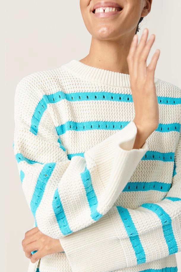 Soaked in Luxury: Ravaline Striped Sweater