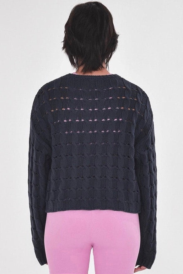 Paper Label: Ella Cable Sweater (2 Colours)